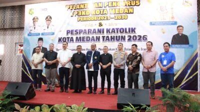 Pesparani Katolik Kota Medan 2026 Resmi Dibuka, 587 Peserta dari 13 Paroki Ambil Bagian